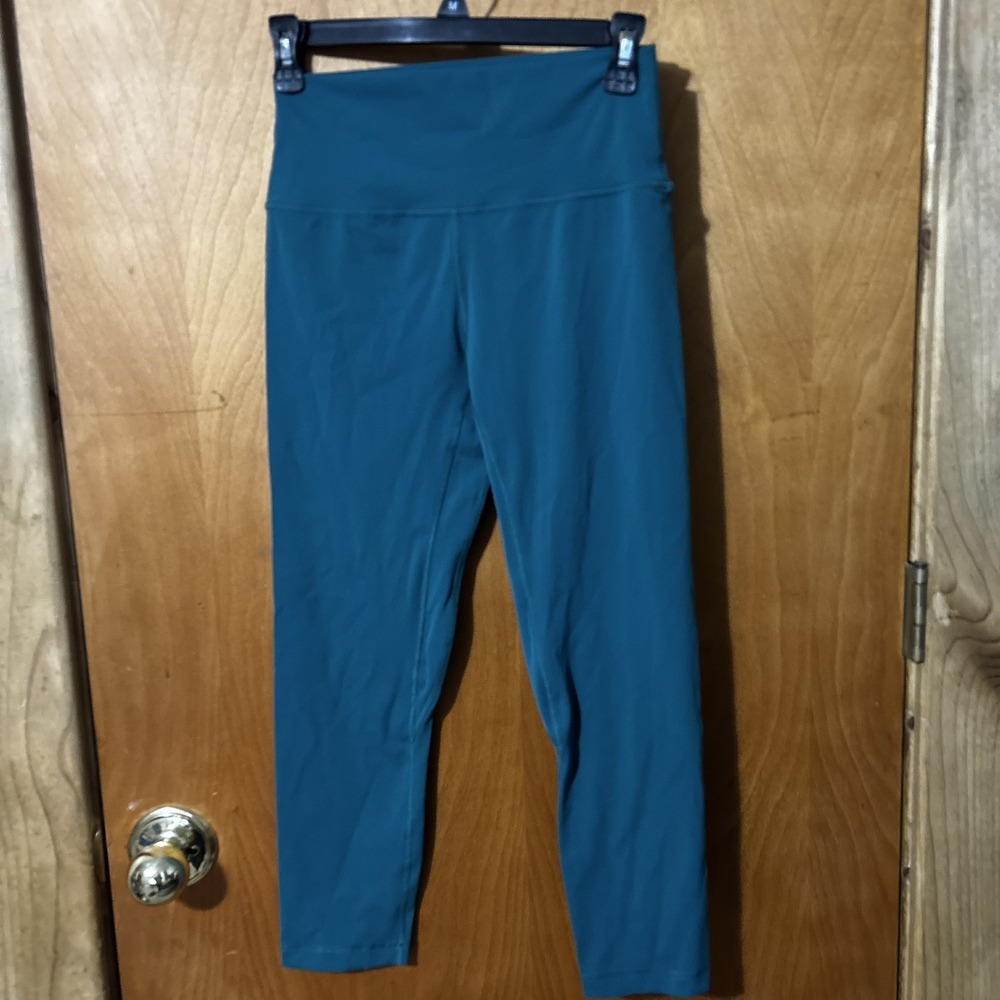 Lululemon Align High-Rise Pant Asia Fit 24" Storm Teal Womens Size XL